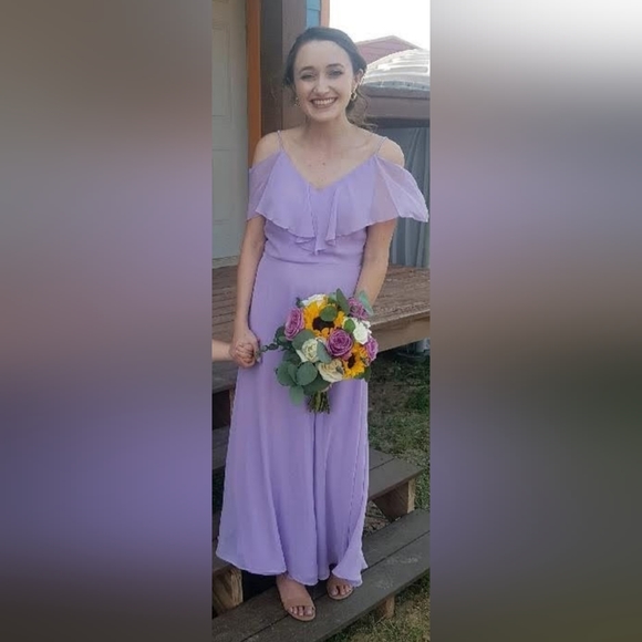 Eva Bridesmaid Dress Small Lilac - Picture 1 of 6